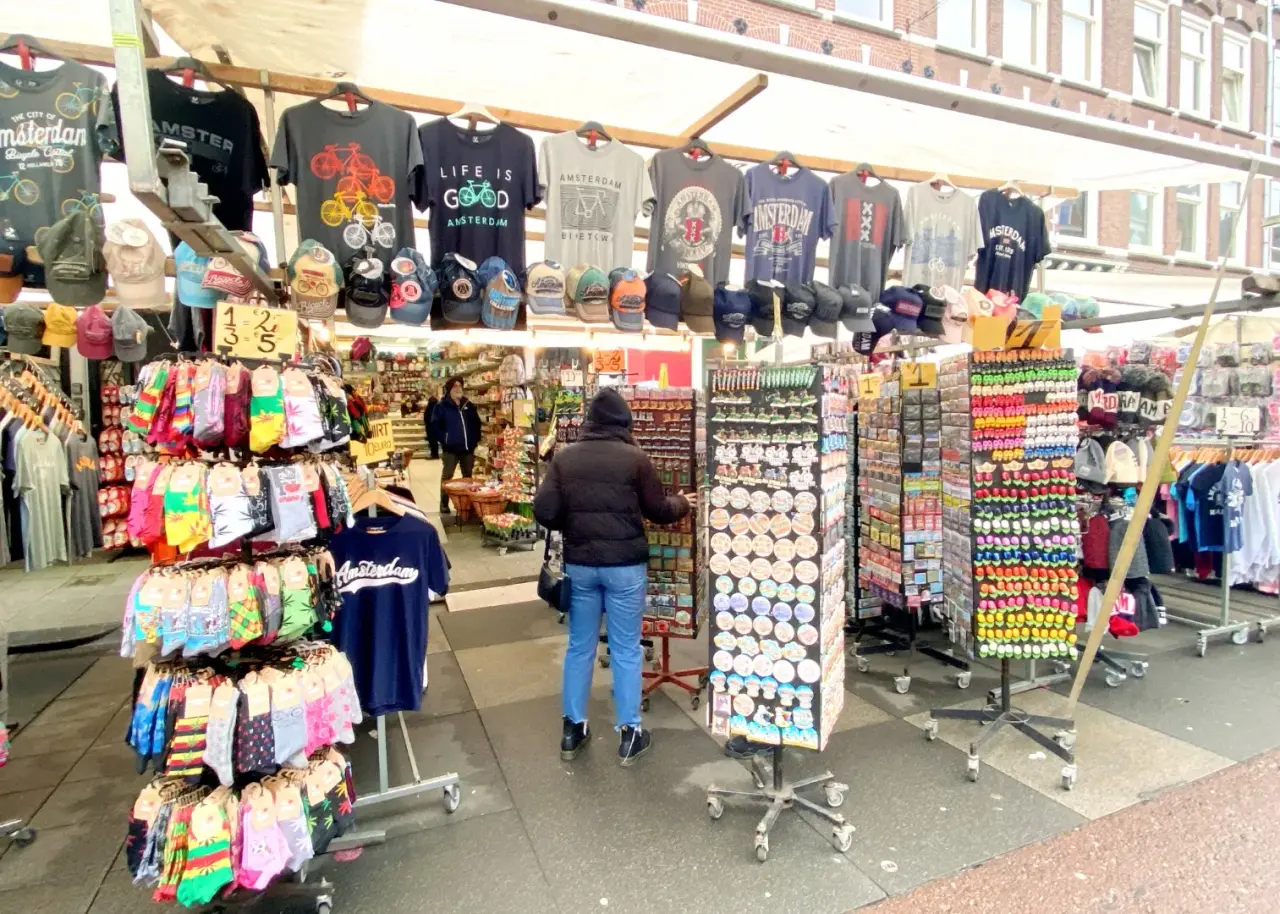 Evening Walk Along the Albert Cuyp Market
