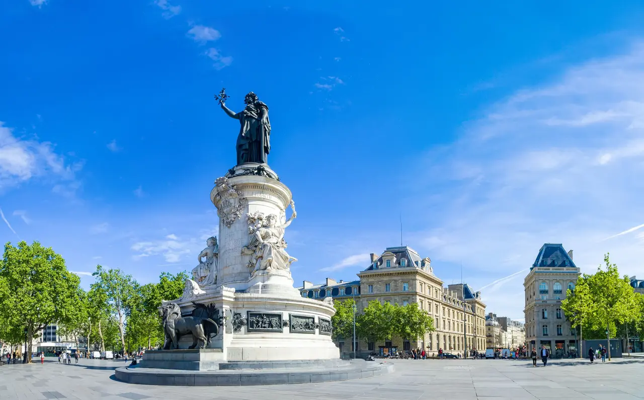 Evening Walk Around Place de la République