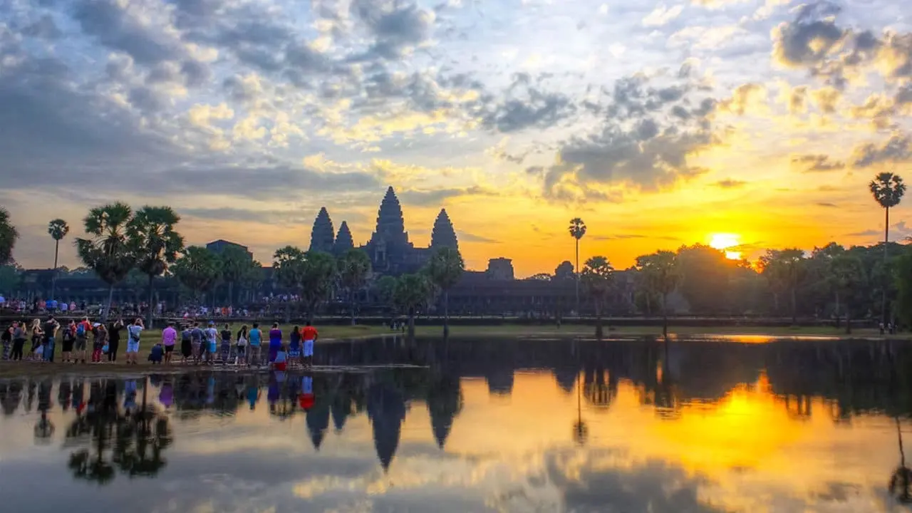 Sunrise Viewing at Angkor Wat