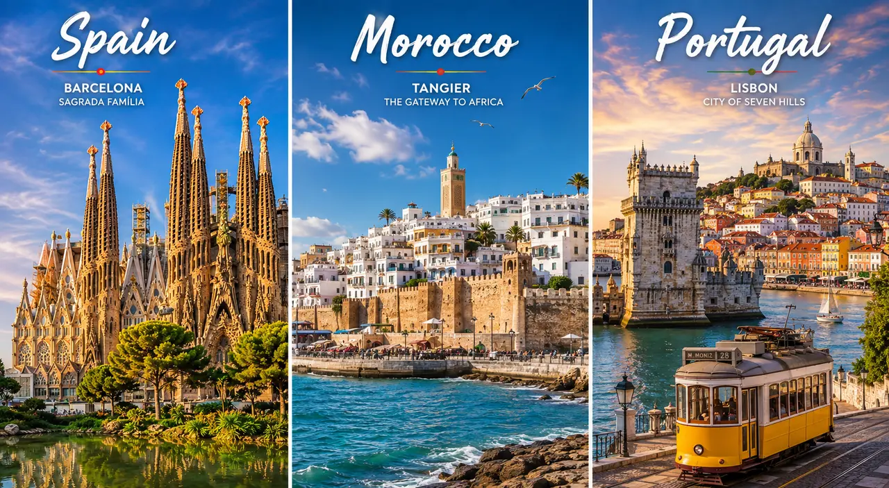 Spain, Morocco & Portugal