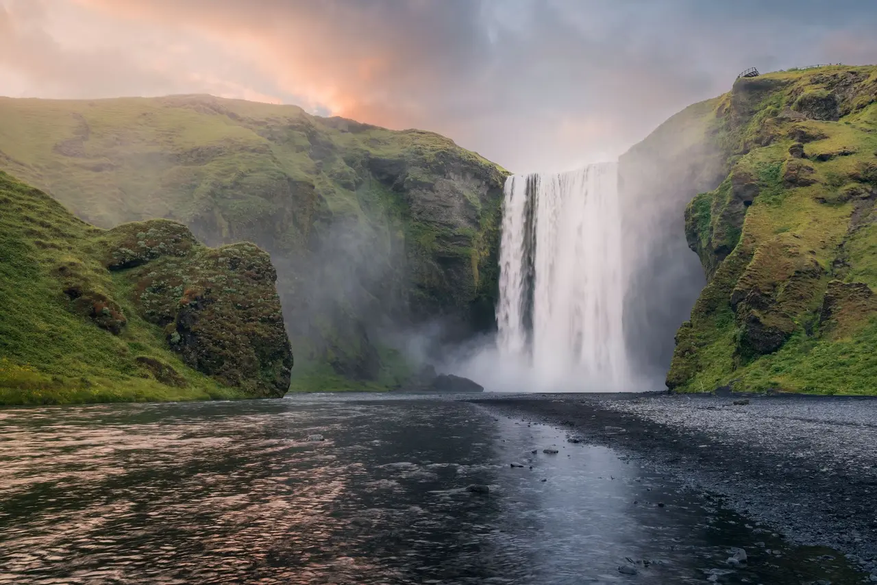 Visit Skogafoss Waterfall